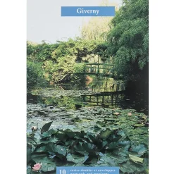 Boutiques de musées Cartes Et Marques Pages-10 Cartes doubles avec enveloppes - Giverny