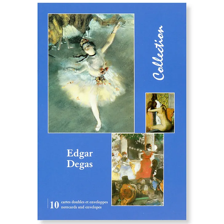 Boutiques de musées Cartes Et Marques Pages-10 Cartes doubles et enveloppes - Edgar Degas