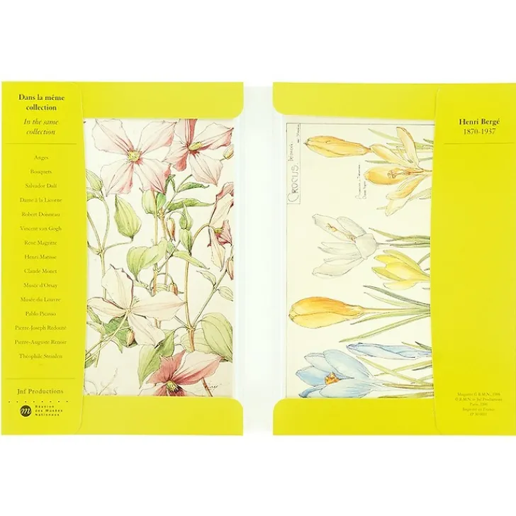 Boutiques de musées Cartes Et Marques Pages-10 Cartes doubles et enveloppes - Henri Bergé