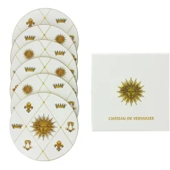 Boutiques de musées Art De La Table-6 Dessous de verre Versailles Emblèmes