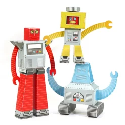 Online Boutiques de musées 3 maquettes Robots en papier