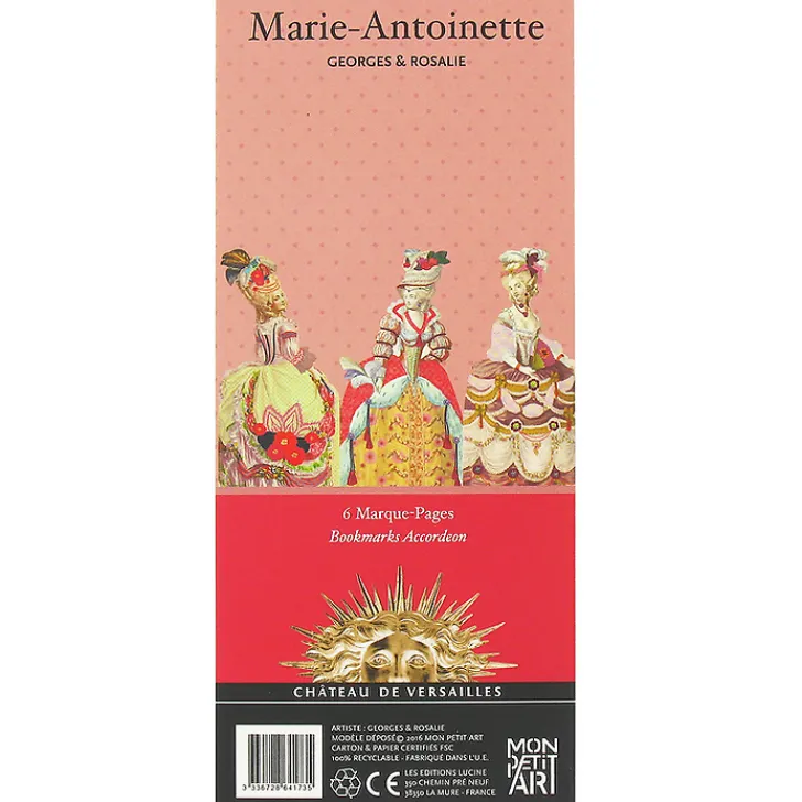 Best Boutiques de musées 6 Marque-pages Marie-Antoinette