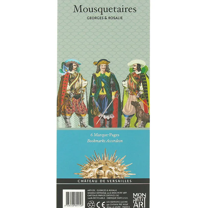 Boutiques de musées Loisirs Créatifs|Cartes Et Marques Pages-6 Marque-pages Mousquetaires