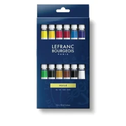 Online Boutiques de musées 12 Tubes de 10 ml d'huile Lefranc Bourgeois Fine
