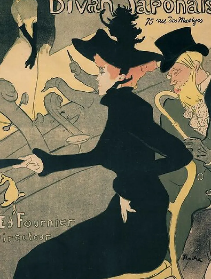 Sale Boutiques de musées Affiche : Le Divan japonais (toiles encadrées)
