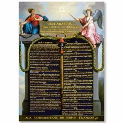 Boutiques de musées Affiches Et Reproductions-Affiche Déclaration des Droits de l'Homme et du Citoyen