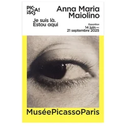 Boutiques de musées Affiches Et Reproductions-Affiche de l'exposition Anna Maria Maiolino. Je suis là. Estou Aqui