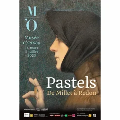 Clearance Boutiques de musées Affiche de l'exposition Pastels De Millet à Redon - 40 x 60 cm