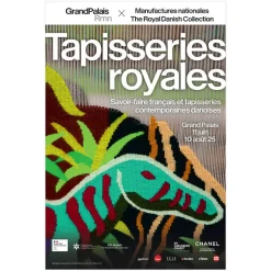 Boutiques de musées Affiches Et Reproductions-Affiche de l'exposition Tapisseries royales. Savoir-faire français et tapisseries contemporaines danoises