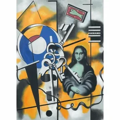 Boutiques de musées Affiches Et Reproductions-Affiche Fernand Léger - La Joconde aux clés, 1930 - 50x70cm
