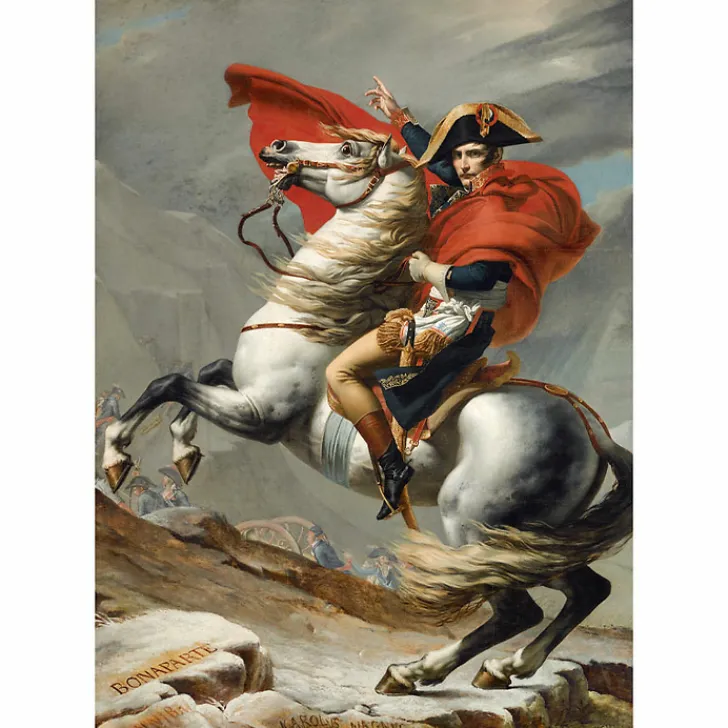 Hot Boutiques de musées Affiche Jacques-Louis David - Bonaparte, premier consul, franchissant le Grand Saint-Bernard, 20 mai 1800