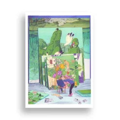 Clearance Boutiques de musées Affiche L'atelier du peintre (Gustave Courbet) de Karlotta Freier - Kiblind