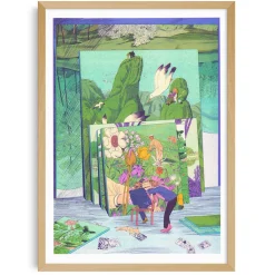 Clearance Boutiques de musées Affiche L'atelier du peintre (Gustave Courbet) de Karlotta Freier - Kiblind