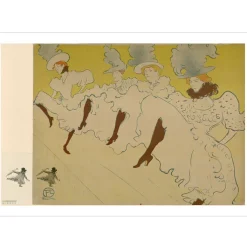Clearance Boutiques de musées Affiche Lautrec La troupe de Mademoiselle Églantine