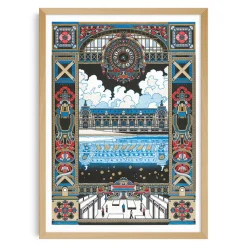 Boutiques de musées Affiches Et Reproductions-Affiche le musée d'Orsay de Jisu Choi - Kiblind