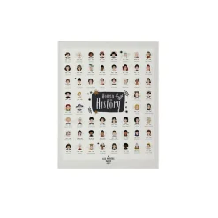 Enfant Boutiques de musées Décoration Chambre D'Enfant-Affiche Les femmes de l'histoire