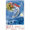 Discount Boutiques de musées Affiche Marc Chagall - La Baie des anges, 1962 - 50x70cm