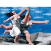 Boutiques de musées Affiche Pablo Picasso - Deux femmes courant sur la plage