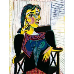 Online Boutiques de musées Affiche Pablo Picasso - Dora Maar assise