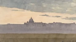 Boutiques de musées Toiles Encadrées|Toiles Sans Cadre-Album des vues de Rome : le Vatican, vue générale (toiles encadrées)