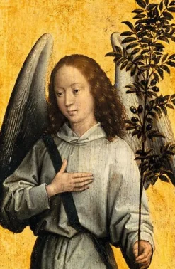 Boutiques de musées Panneaux Aluminium|Panneaux Acryliques-Ange tenant un rameau d'olivier (panneaux aluminium)