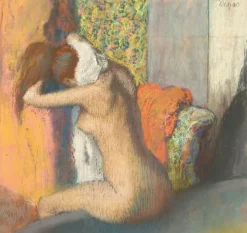 Boutiques de musées Panneaux Aluminium|Panneaux Acryliques-Après le bain, femme s'essuyant la nuque (panneaux aluminium)