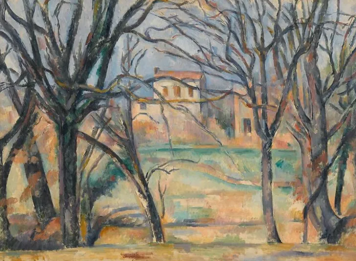 Boutiques de musées Panneaux Aluminium|Panneaux Acryliques-Arbres et maisons (panneaux aluminium)