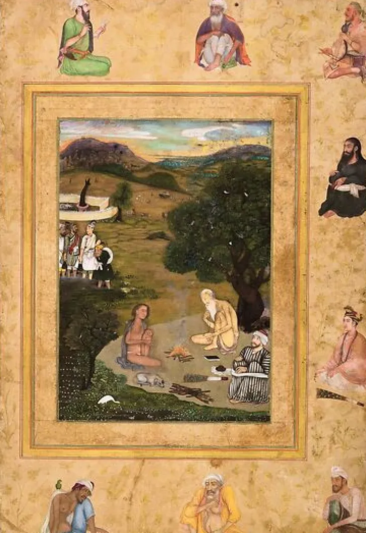 Sale Boutiques de musées Ascètes auprès d’un feu (panneaux aluminium)