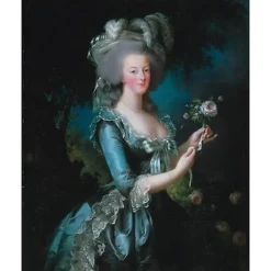Clearance Boutiques de musées Assiette Marie-Antoinette J'aime m'occuper de mes rosiers