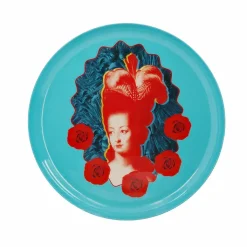 New Boutiques de musées Assiette murale Marie-Antoinette Pop Bleu ciel - ⌀ 22 cm