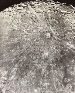 Online Boutiques de musées Atlas photographique de la lune, rayonnement de Tycho, phase croissante (affiches d'art encadrées)