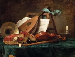 Outlet Boutiques de musées Attributs de la musique (toiles sur châssis)