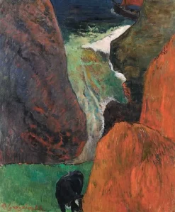 Boutiques de musées Panneaux Aluminium|Panneaux Acryliques-Au-dessus du gouffre, dit aussi Marine avec vache (panneaux aluminium)