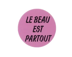 Boutiques de musées Pin'S-Badge Fernand Léger - Le beau est partout - Rose
