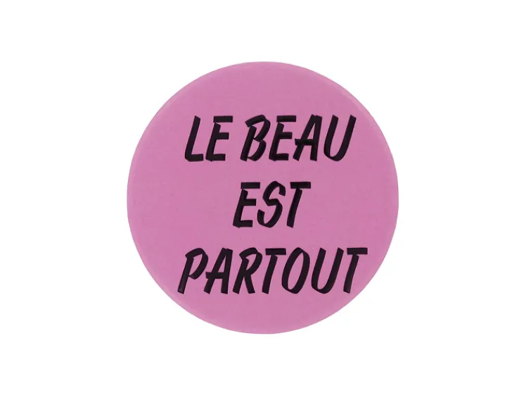 Boutiques de musées Pin'S-Badge Fernand Léger - Le beau est partout - Rose