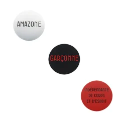 Boutiques de musées Accessoires-Badge Garçonne