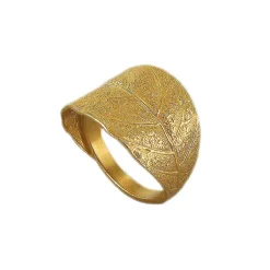 Boutiques de musées Bagues-Bague Feuille de laurier