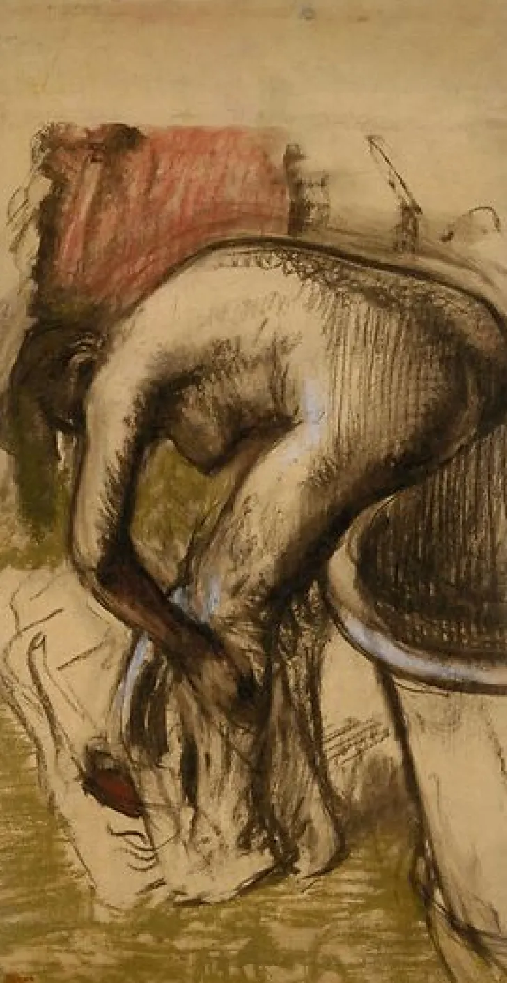 Boutiques de musées Panneaux Acryliques|Toiles Encadrées-Baigneuses s'essuyant (panneaux acryliques)