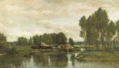 Boutiques de musées Toiles Sur Châssis|Toiles Sans Cadre-Bateaux sur l'Oise (toiles sur châssis)