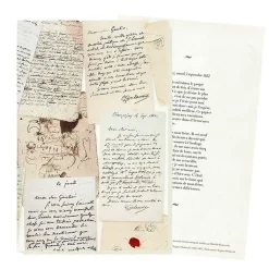 Outlet Boutiques de musées Bloc correspondance Eugène Delacroix - Journal (extrait de la première page)