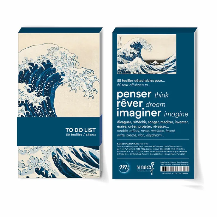 Clearance Boutiques de musées Bloc liste Katsushika Hokusai - Sous la grande vague