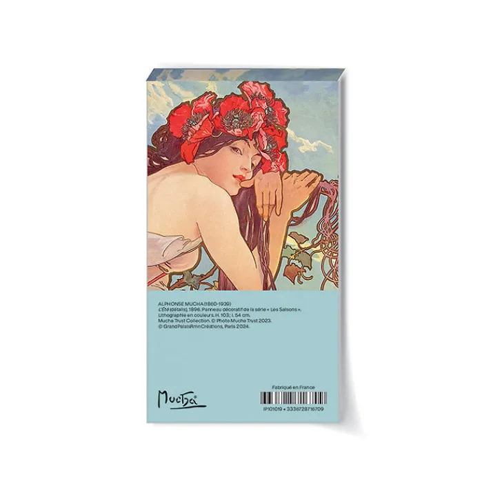 Clearance Boutiques de musées Bloc notes Alphonse Mucha - L'été, 1896
