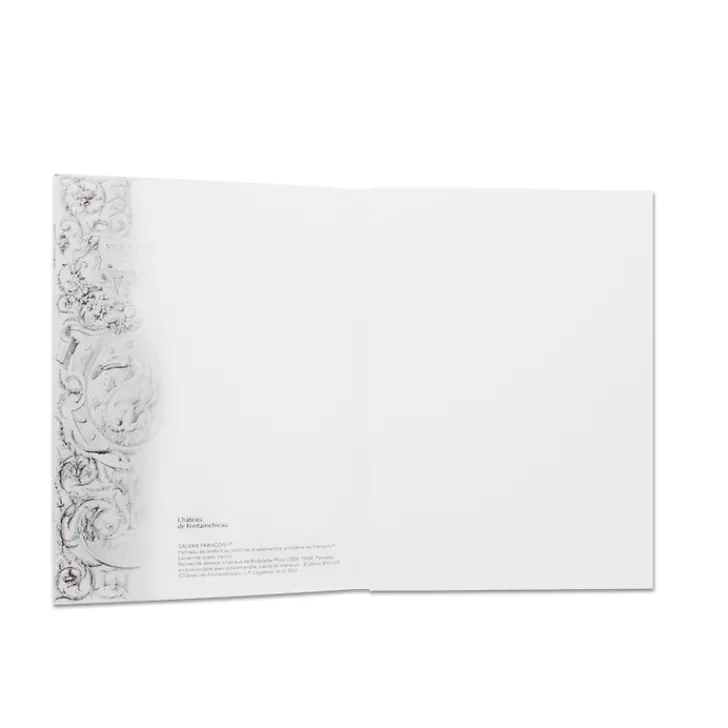 Best Boutiques de musées Bloc-notes Château de Fontainebleau - Panneau de lambris au motif de la Salamandre - A5