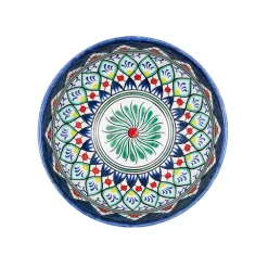 Discount Boutiques de musées Bol en céramique Petite fleur Bleu cobalt - Ø 15cm - La maison Ottomane