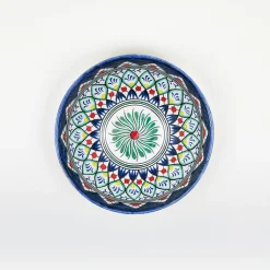 Discount Boutiques de musées Bol en céramique Petite fleur Bleu cobalt - Ø 15cm - La maison Ottomane
