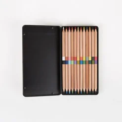 Boutiques de musées Loisirs Créatifs|Papeterie Jeunesse-Boîte 12 crayons de couleur duo Bonjour Versailles