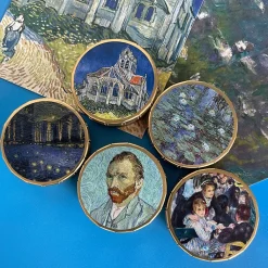 Boutiques de musées Alimentaire-Boîte de bonbons saveur menthe Vincent van Gogh - L'église d'Auvers-sur-Oise