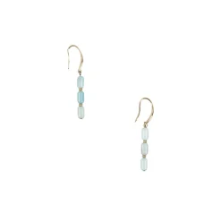 Outlet Boutiques de musées Boucles d'oreille pendantes Antiques avec pierres azur