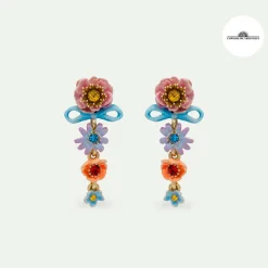 Online Boutiques de musées Boucles d'oreilles clip Bouquet - Les Néréides