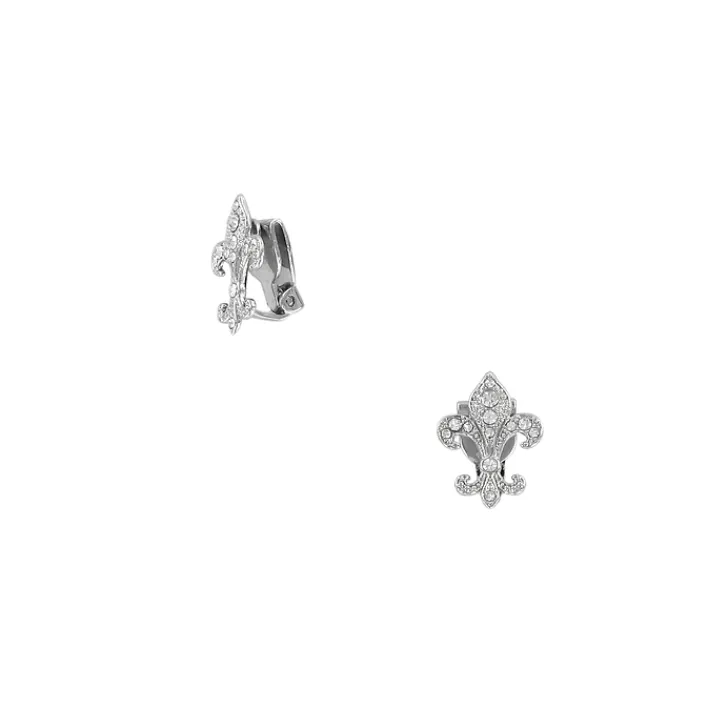 Boutiques de musées Boucles D'Oreilles-Boucles d'oreilles Clips Fleur de Lys